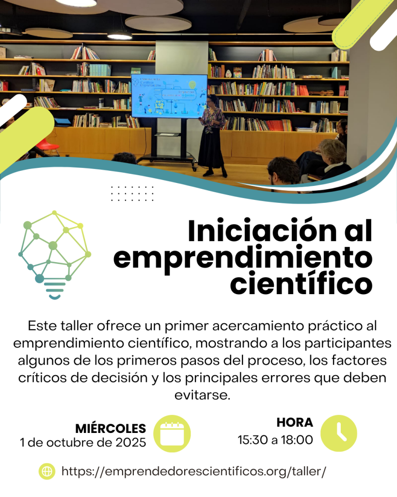Taller Iniciación emprendimiento científico